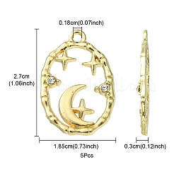 Rack Plating Alloy Pendants&nbsp;FIND-YW0003-66