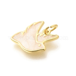 Brass Enamel Charms&nbsp;KK-L225-044G