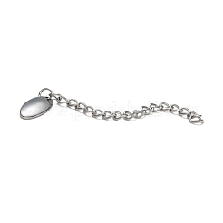 Tarnish Resistant 304 Stainless Steel Chain Extender&nbsp;X-STAS-E104-37P