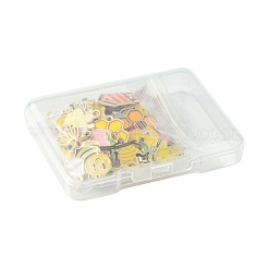 30Pcs 15 Styles Alloy Enamel Pendants&nbsp;ENAM-FS0003-88