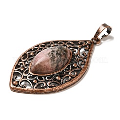 Natural Rhodonite Pendants&nbsp;G-H065-3R-05