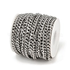 Tarnish Resistant Men's Jewelry Making 201 Stainless Steel Curb Chains&nbsp;CHS-A003B-1.5mm