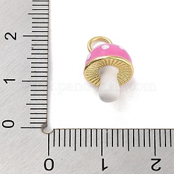 Real 18K Gold Plated Rack Plating Brass Enamel Charms&nbsp;KK-M293-24G-01
