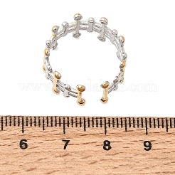 304 Stainless Steel Cuff Open Rings for Women&nbsp;SA-CBA82C8-15GP