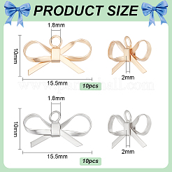 20Pcs 2 Colors Brass Pendants&nbsp;KK-BC0013-30