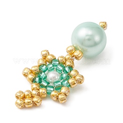 TOHO Seed Beads Beaded Charms&nbsp;PALLOY-MZ00157