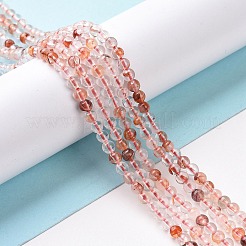 Natural Hematoid Quartz/Ferruginous Quartz Beads Strands&nbsp;G-A208-10