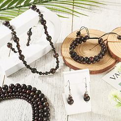 4 Strands 4 Styles Natural Polychrome Jasper & Picasso Stone & Picasso Jasper Bead Strands&nbsp;G-TA0002-16