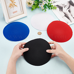 4Pcs 4 Colors EVA Cloth Round Fascinator Hat Base for Millinery&nbsp;AJEW-BC0007-39