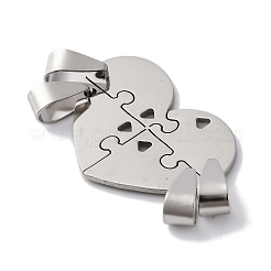 201 Stainless Steel Connector Charms&nbsp;STAS-Q342-37P