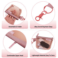 Nylon Mesh Zipper Bags&nbsp;HJEW-TAC0184