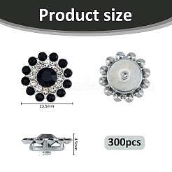 300Pcs Alloy Rhinestones Cabochons&nbsp;FIND-FH0016-68