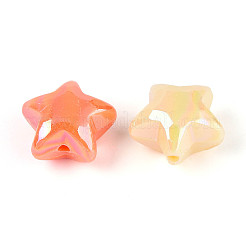 UV Plating Opaque Acrylic Beads&nbsp;OACR-N143-10