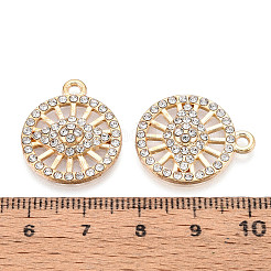 Alloy Rhinestone Pendants&nbsp;FIND-N008-08KCG