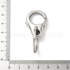 304 Stainless Steel Keychain Rings&nbsp;STAS-H238-01P
