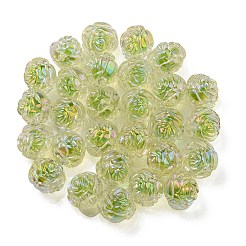 UV Plating Rainbow Iridescent Acrylic Beads&nbsp;LS-OACR-P010-20F