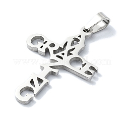 Non-Tarnish 304 Stainless Steel Pendants&nbsp;STAS-C097-14P