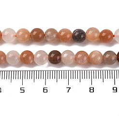Natural Sunstone Beads Strands&nbsp;G-K310-C08-6mm