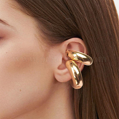 C-Shaped 304 Stainless Steel Cuff Earrings&nbsp;EJEW-WH0519-26G