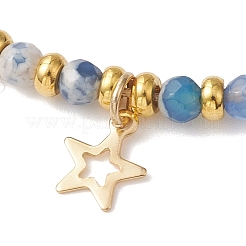 Star 201 Stainless Steel Charm Bracelets&nbsp;BJEW-JB12801-02