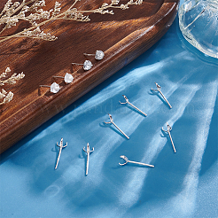 925 Sterling Silver Earring Settings&nbsp;STER-UN0001-99