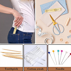 Zinc Alloy Craft Sewing Needles Case Box&nbsp;TOOL-WH20013-08G