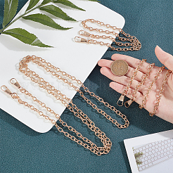 6Pcs 3 Styles Iron Curb Chain Bag Strap&nbsp;FIND-WR0001-21G