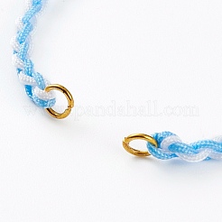 Adjustable Nylon Braided Cord Bracelet Making&nbsp;AJEW-JB00874-03