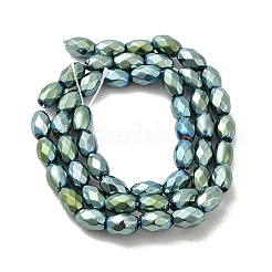Electroplated Strong Magnetic Synthetic Hematite Beads Strands&nbsp;G-P518-02H
