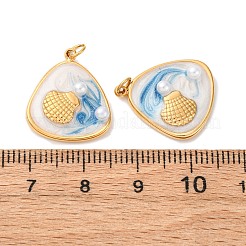 304 Stainless Steel Enamel Pendants&nbsp;STAS-U061-16G