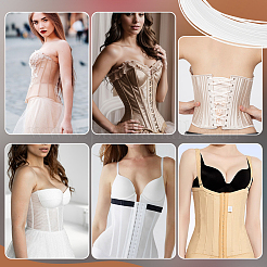 Plastic Boning Sewing Wedding Dress Fabric&nbsp;DIY-WH0504-350