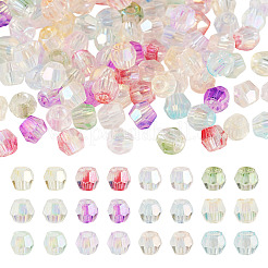 144G 12 Colors Transparent Spray Painted Glass Beads&nbsp;EGLA-TA0013-13