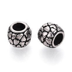 304 Stainless Steel European Style Large Hole Beads&nbsp;STAS-T072-101AS