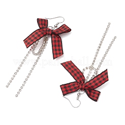 Polyester Dangle Earrings&nbsp;EJEW-JE06222