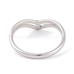 304 Stainless Steel Finger Ring for Women&nbsp;RJEW-C086-08-P