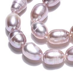 Natural Cultured Freshwater Pearl Beads Strands&nbsp;PEAR-N012-05P