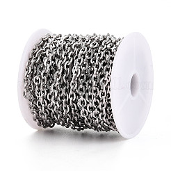 Brass Textured Cable Chains&nbsp;CHC-T018-29P