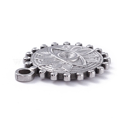 Tarnish Resistant 304 Stainless Steel Pendant Rhinestone Cabochons&nbsp;STAS-P288-13P