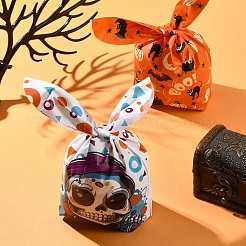 50Pcs 5 Styles Rabbit Shaped Halloween Candy Plastic Bags&nbsp;ABAG-FS0001-08B