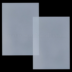2Pcs Transparent Silicone Mat&nbsp;AJEW-CP0009-87