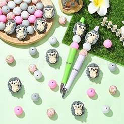 25Pcs 5 Styles Food Grade Eco-Friendly Silicone Beads&nbsp;SIL-YW0002-24