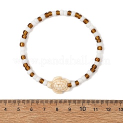 Ocean Glass Seed Beads Stretch Bracelet Sets&nbsp;BJEW-JB14496