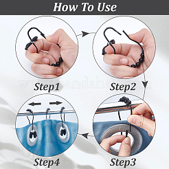 12Pcs Iron Shower Curtain Rings for Bathroom&nbsp;HJEW-NB00295