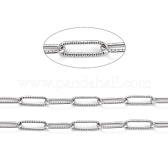 Tarnish Resistant 304 Stainless Steel Paperclip Chains&nbsp;CHS-D033-06P-02