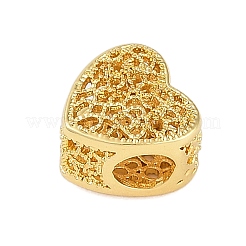 Rack Plating Brass Beads&nbsp;KK-R166-03G-01