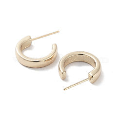 Half Ring Alloy Studs Earrings for Women&nbsp;EJEW-H309-04KCG