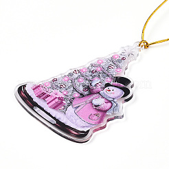 Acrylic Christmas Tree Pendant Decoration&nbsp;LS-HJEW-Q010-01E