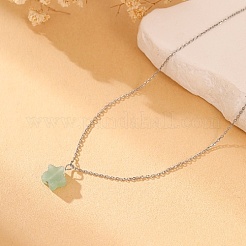 Stainless Steel Cable Chain Necklace&nbsp;QL5593-3