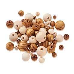 Unfinished Natural Wood Beads&nbsp;WOOD-TA0002-41-LF
