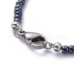 Glass Seed Bead Beaded Bracelets&nbsp;BJEW-JB05255-05